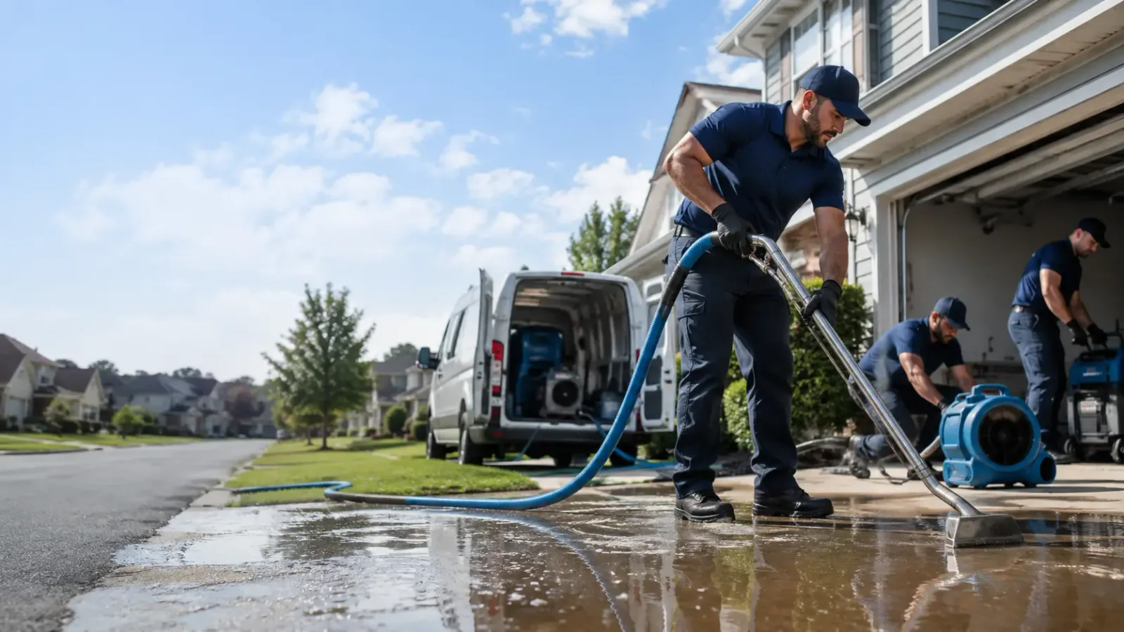 Flood Damage Restoration in Rimforest, CA